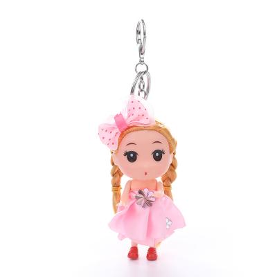 China Mini 12cm Toy Doll Mini Keychain Doll for Girl's Schoolbackpack Keychain Fashion Cartoon Gift for sale