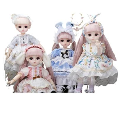 China Movable Mini Lolita Series 30cm Doll Dots BJD Princess Puppet 12in Girl Toy Doll Joint Gift Set Dolls Clothes Dress Up for sale