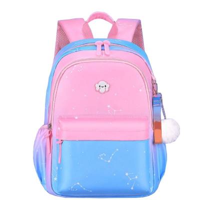 China Waterproof School Bags Gids Backpack For Girls Trolley Iridescent Color Primary School Bookbag Waterproof Wholesale Material for sale