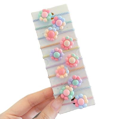 China Kids Hair Bands Hot Selling Price Girl's Elastic Band Ponytail Cartoon Hair Holders Accessories Hot Elastic Hair Bands for sale