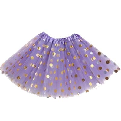 China Anti-wrinkle girls ballet tutu kids birthday princess skirt printing flower Dot Kids Dance Party Favor Dress for sale