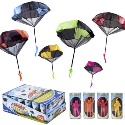 China Manufacturers Direct Selling Children's Mini Hand Throw Parachute Hand Parachute Launch Toys 33-1A Fun Outdoor Plastic Soldier for sale