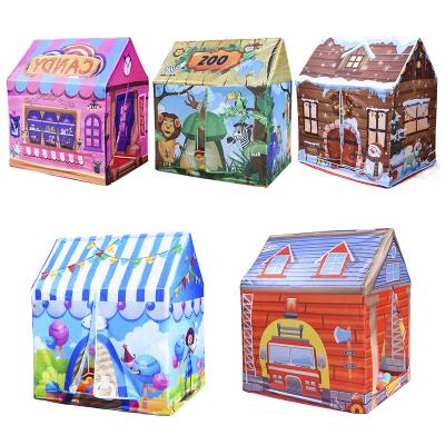 China Hot Selling Cloth Kid Playhouse Toy House Baby Tent House Toys Little Boys Indoor Outdoor Princess Room for sale