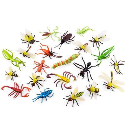 China simulation insect scene decorations,mini plastic insect toys,toddler model toy,educational 637 for sale