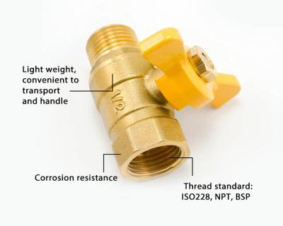 China General Good Corrosion Resistance Yellow Custom Manual Ball Valve Handles for sale