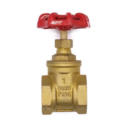 China General medium pressure 1inch dn25 threaded gate valve with male threads for sale