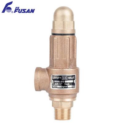 China General Connection 1/2-2 Inch High Temperature Internal Thread Pressure 1-40 Bar Brass Safety Relief Valve for sale