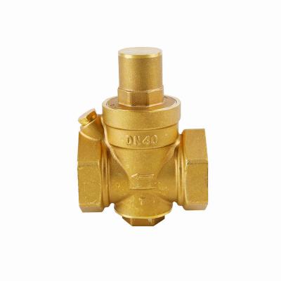 China Home Inch Internal Manual Brass Cheap Water Connection 1/2-2 Thread Kitchen Pressure Reducing Valve for sale