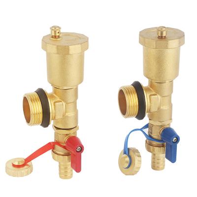 China Modern Exhaust Valve Auto Exhaust Valve For Water Separator Exhaust Valve Control Underfloor Heating Fast Water Separator for sale