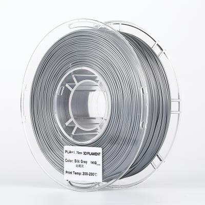 China 3D Printer Filament Gray High Tenacity FDM Machine PLA 1.75mm 3mm Silk Filament 1KG 3D Printing Filament à venda