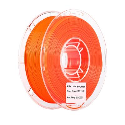 China 3D Printer Filament Hot Sale PLA+ Orange 3d Printer Filament 1kg 1.75mm Pla Filament zu verkaufen