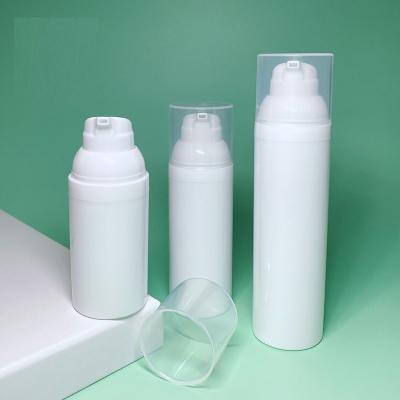 China Packaging 30ml 50ml 75ml Cosmetic Pump Bottle Serum Lotion Pump Plastic Airless Dispenser Vacuum Airless Bottle for sale