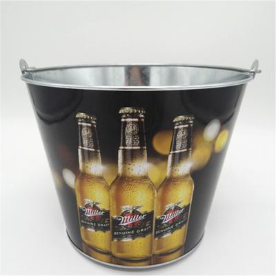 China 10 Liter Tin Bucket Whiskey Aluminum Tin Can Cans Tin Cans for sale