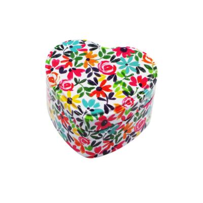 China Heart Shaped Food Box Tin Packaging Chocolate Candy Metal Tin Box for sale