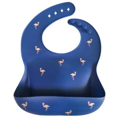 China BPA Free Hot Selling Cheap Custom New Product Feeding Teether Baby Bib Waterproof Silicone Baby Bib Set for sale