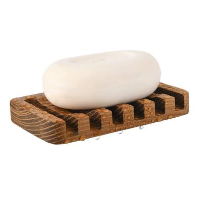 China Eco-friendly Healthy Drop Shipping High Quality Teak Bathroom Bathtub Kitchen Soap Dish Holder Set Wooden Travel for sale