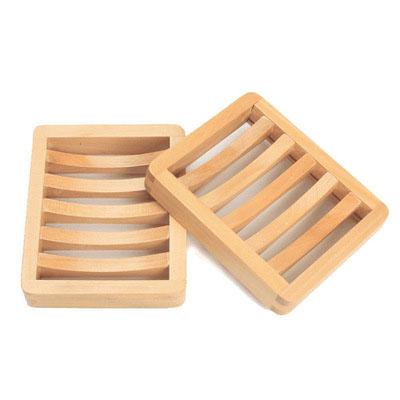 China Eco-friendly Healthy Drop Shipping Natural Wooden Soap Dish Holder Eco-friendly Bathroom Soap Dish Volume For Bathroom for sale