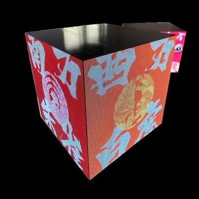 China Factory PriceIndoor P2.5 HD indoor full color display640x640mmFour-sided display, led cube small display for sale