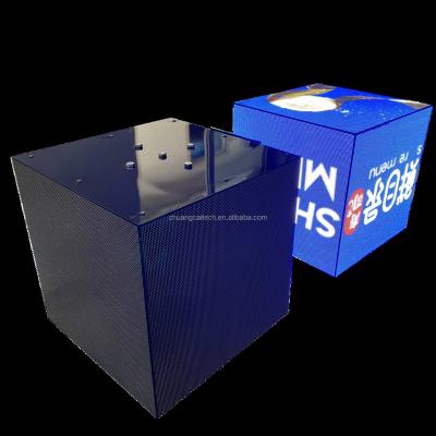 China Indoor Customized P2.5 Logo Brand Magic Small Cube Led Screen for sale