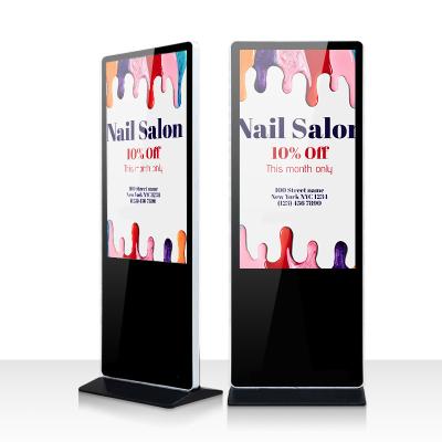 China Factory Price Indoor Indoor Floor Standing Ultra Thin Commercial LCD Advertising Display Machine 43 Inch Digital Signage And Display for sale