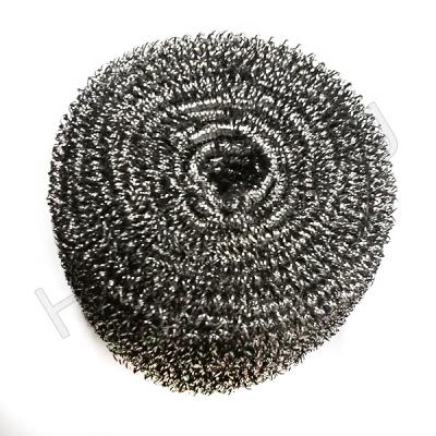 China Hot Sale Stainless Steel Household Scourer Kitchen Scourer Pot Stocked Cleaning Scrubber à venda