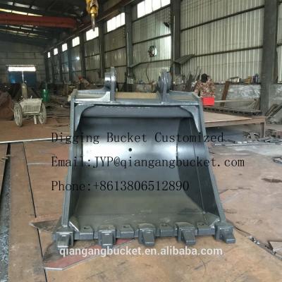 China Q345B+NM360 High Quality Tipped Excavator Dig Bucket For EC380 for sale