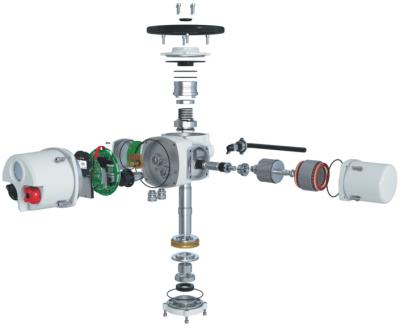 China 450NM IP67 Elektrische meerdraaiende actuator Explosiebestendige kleine elektrische actuatoren Te koop