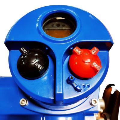 China 220V AC Quarter Turn Valve Actuator Explosion Proof Electrical Control Valve Actuator Te koop