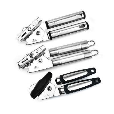 China Durable Stainless Steel Multifunctional Handheld Can Opener 3-in-1 Good Handles Can Opener Heavy Duty Soft Edge for sale