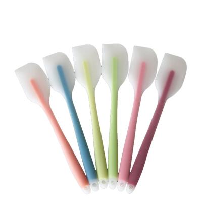 China Heat Resistant Viable All Colors Silicone Kitchen Spatula For Cooking Non Stick Butter Silicone Spatula For Cooking for sale