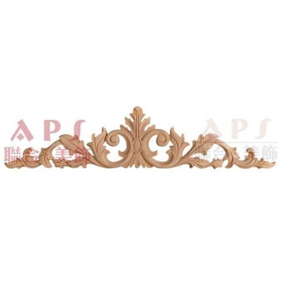 China Durable Hand Carved Solid Wood Decorative Onlays Furniture Onlays Appliques for sale