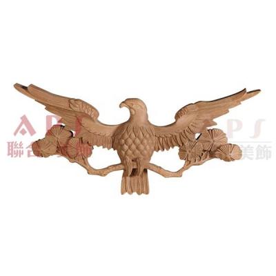 China Durable Decorative Wooden Furniture Onlays Appliques Hand Carved Wooden Onlays for sale