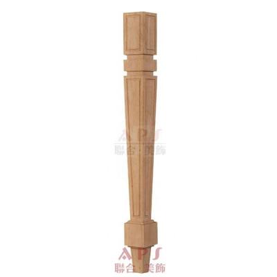 China Durable Wooden Furniture Newel Wooden Carved Wooden Post Table Legs for sale