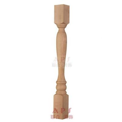 China Durable Decorative Carverd Newel Wood Stair Baluster Carved Wooden Post for sale