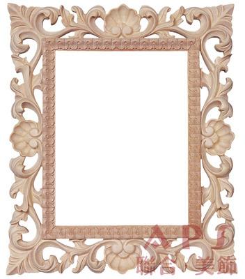 China Durable Decorative Furniture Parts Carved Wood Picture Frames Modern Mirror Frames for sale