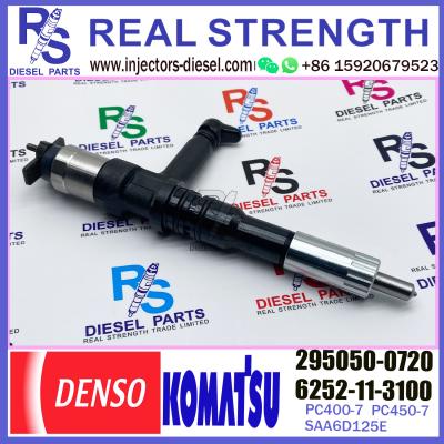 China Para o injetor da máquina escavadora PC400-7 PC450-7 de KOMATSU SAA6D125E 6252-11-3100 295050-0720 à venda