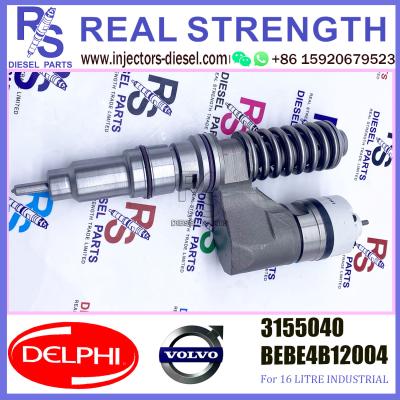 China Inyector diesel DELPHI BEBE 4B12004 A3 de la bomba del inyector 3155040 de V-O-L-V para D12 3039 espec. EURO 340-380 HP en venta