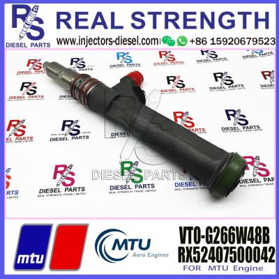 China Remanufactured MTU 16V 4000 Fuel Injectors X52407500024 VTO-G266W48B for sale