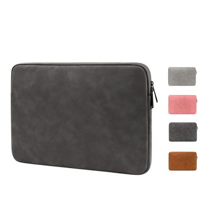 China Newest Product Fasion Leather Case Sleeve Bag Laptop PU Pocket Laptop Cover For Macbook for sale