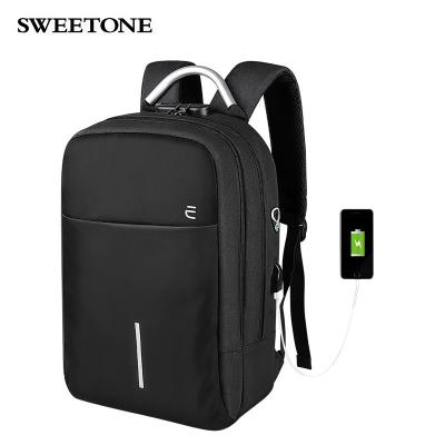 China OEM Logo Designer Business Waterproof With Hot Selling Anti Theft USB Usb Smart 15.6 Inch Left Hand Men's Laptop Backpack for sale