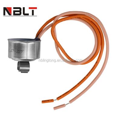 China Factory Outlet Commercial Refrigerator Bimetal Defrost Thermostat Refrigerator Parts Temperature Sensor PL-008 for sale