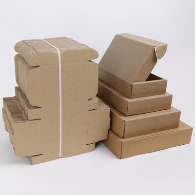 China Custom Printed Paper Packing Boxes High Quality Recycled Materials Package Cardboard Boxes Factory Price Kraft Paper for sale