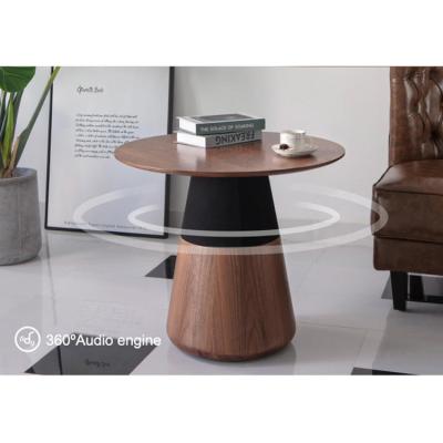 China Coffee Table Smart Audio Height Adjustable 360 ​​Degree Motor Cafe Dining Table for sale