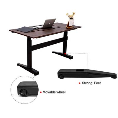 China Mobile Standing Desk Sit And Stand Desk From Commercial Furniture Manual for sale