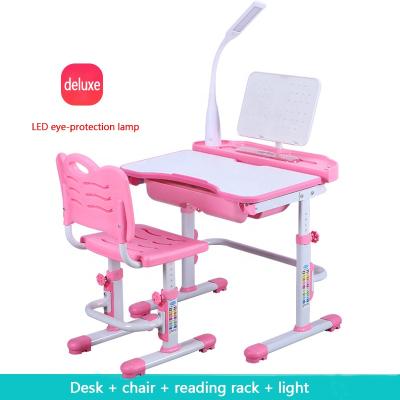 China 2020 WEELIN Adjustable Angle Study Table For Kid Children Assemble Table And Study Chair For Home Furniture for sale