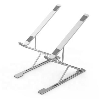 China (Size) 2020 Adjustable Ergonomic Adjustable Aluminum Portable Foldable Laptop Stand for sale