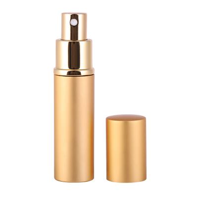 China Personal Care 10ML Mini Portable For Travel Aluminum Refillable Perfume Bottle With Spray&Empty Cosmetic Containers With Atomizer Hot Sale Cos for sale