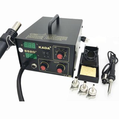 China Rework BGA KADA 852D+ station brushless fan air gun hot desoldering smd rework soldering station for sale