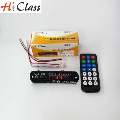 China Factory wholesale DC 12V MP3 747D SD card 5V, TF card, USB, AUX., chose file player FM radio decoder audio board Q9A, Hiclass for sale