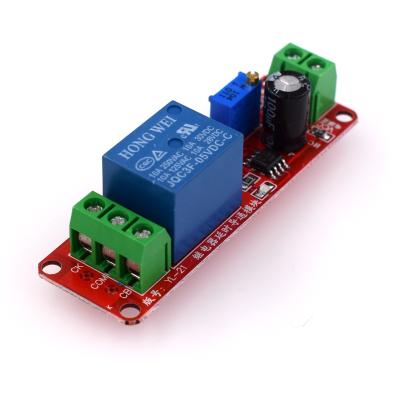 China Widely NE555 Timer Switch Adjustable Module DC 5v Delay Relay 0~10S Time Delay Shield for sale